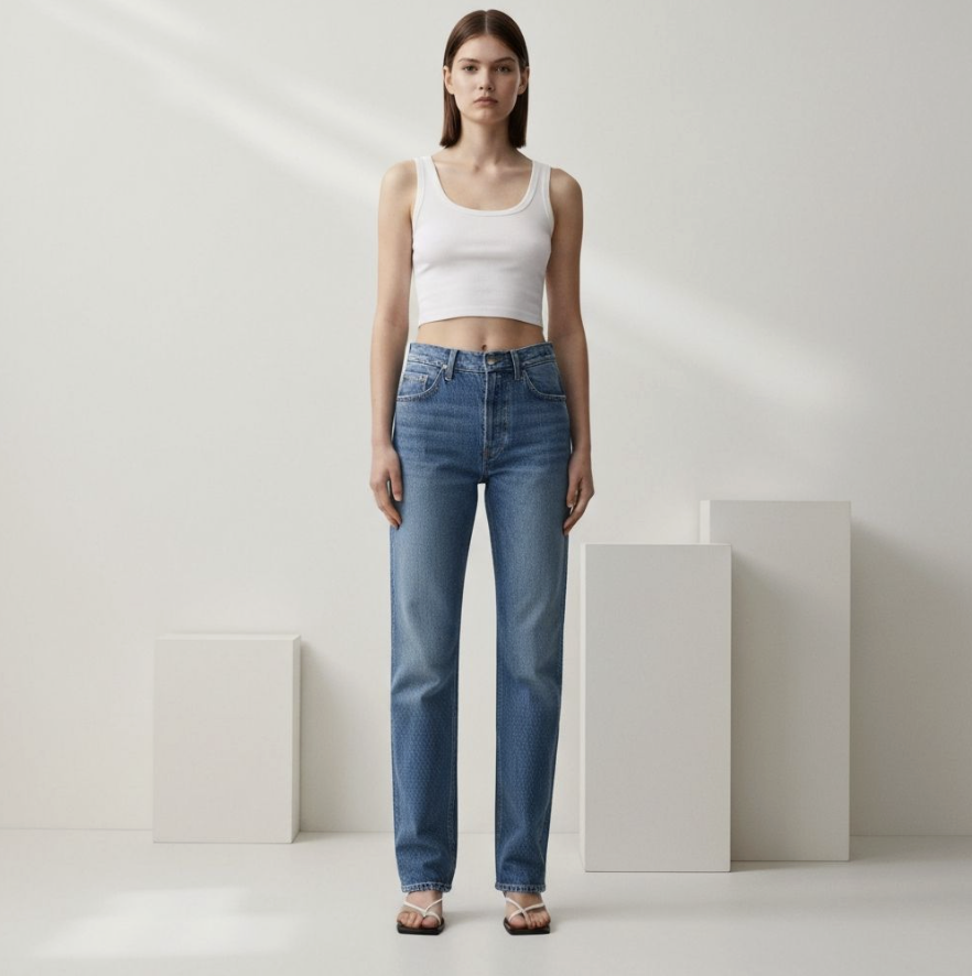 Straight Leg Denim